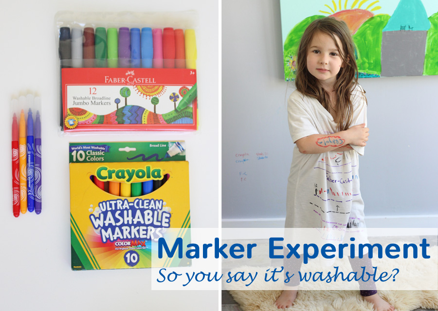 Can you use Kids Washable Markers as an alternative for Fabric